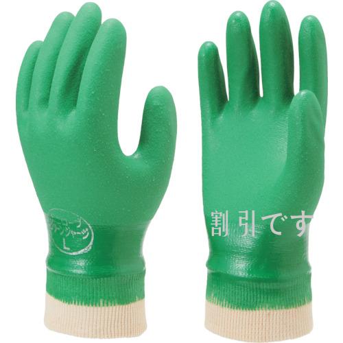 ショーワ　塩化ビニール手袋　Ｎｏ６００グリーンジャージ　Ｍサイズ　